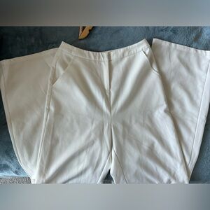 Tobi high waisted dress pants in white